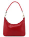 Gucci Red Calfskin Hobo Shoulder Bag