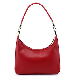 Gucci Red Calfskin Hobo Shoulder Bag