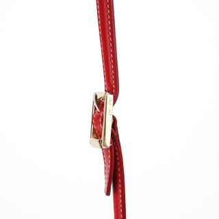 Gucci Red Calfskin Lady Lock Shoulder Bag