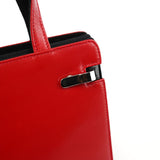 Gucci Red Calfskin Leather Tote Bag