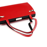 Gucci Red Calfskin Leather Tote Bag