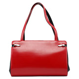 Gucci Red Calfskin Leather Tote Bag