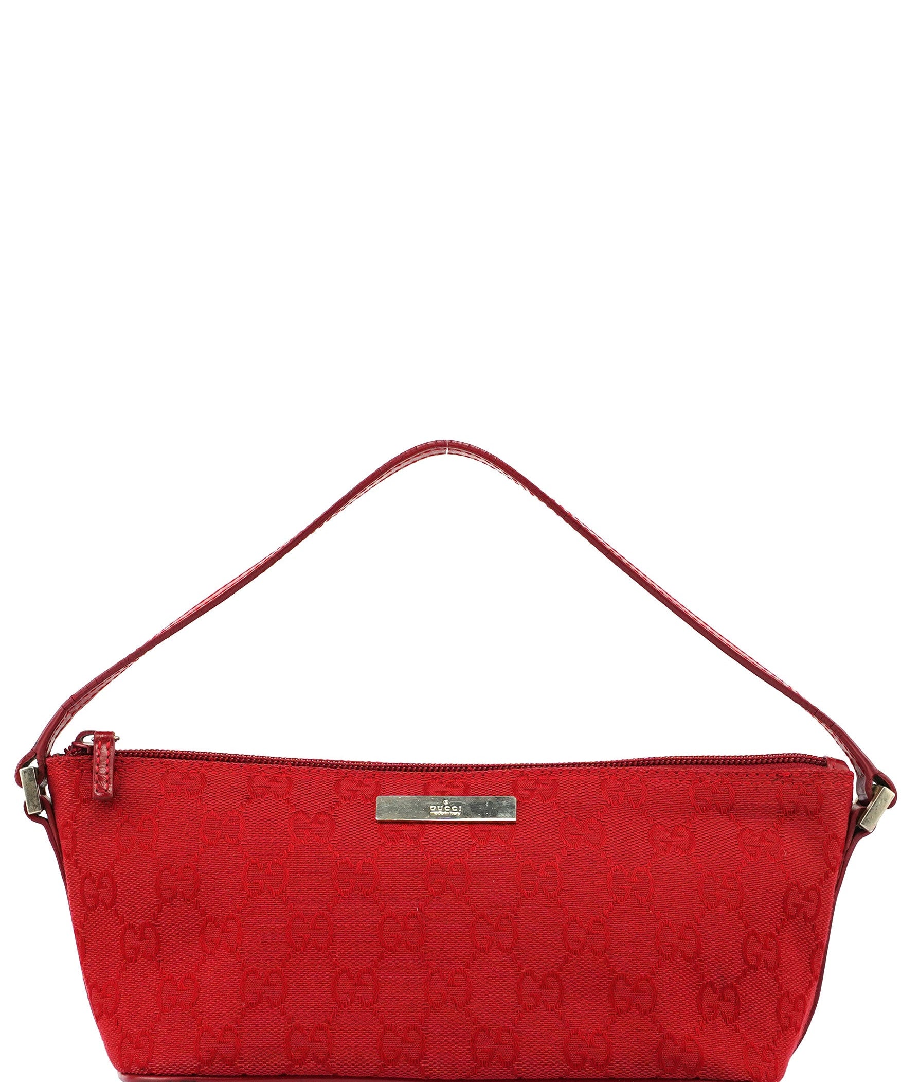 Gucci Red GG Boat Pochette
