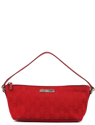 Gucci Red GG Boat Pochette