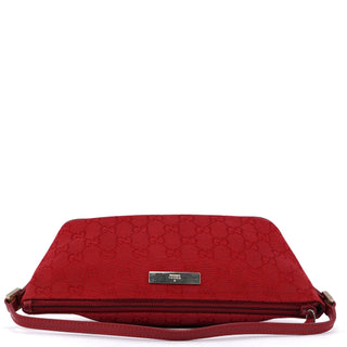 Gucci Red GG Boat Pochette