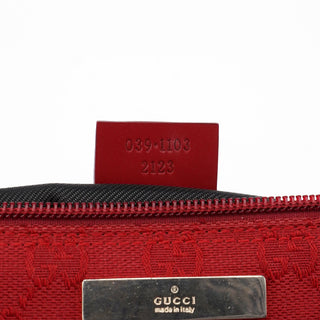 Gucci Red GG Boat Pochette