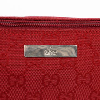 Gucci Red GG Boat Pochette