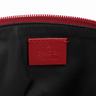 Gucci Red GG Boat Pochette