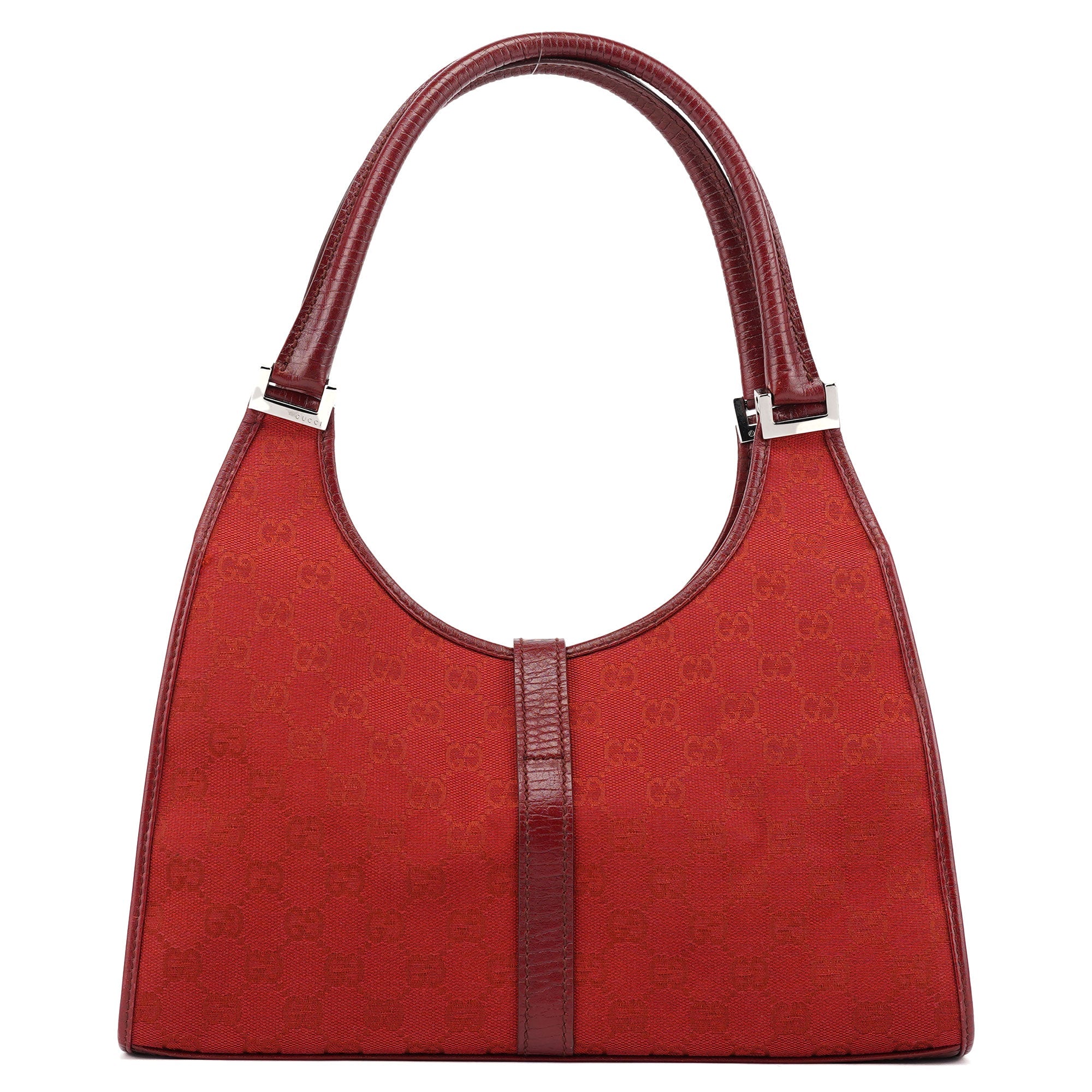 Gucci Red GG Jackie Shoulder Bag