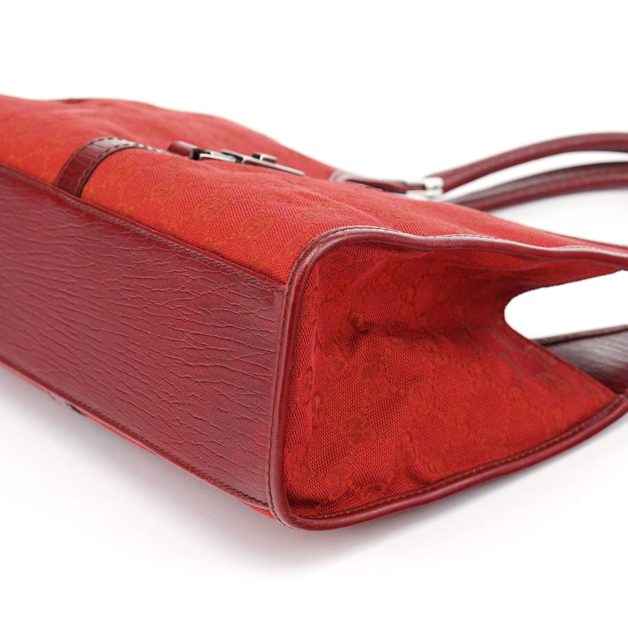 Gucci Red GG Jackie Shoulder Bag