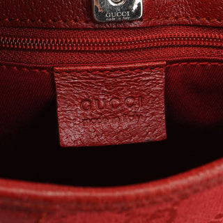 Gucci Red GG Leather Shoulder Bag