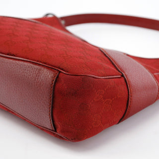 Gucci Red GG Leather Shoulder Bag