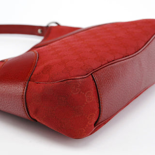 Gucci Red GG Leather Shoulder Bag