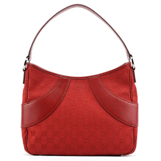 Gucci Red GG Leather Shoulder Bag