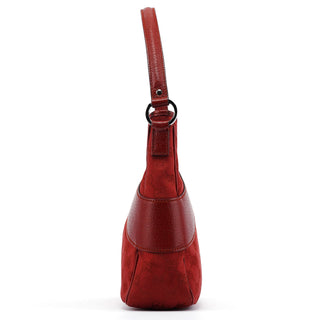 Gucci Red GG Leather Shoulder Bag