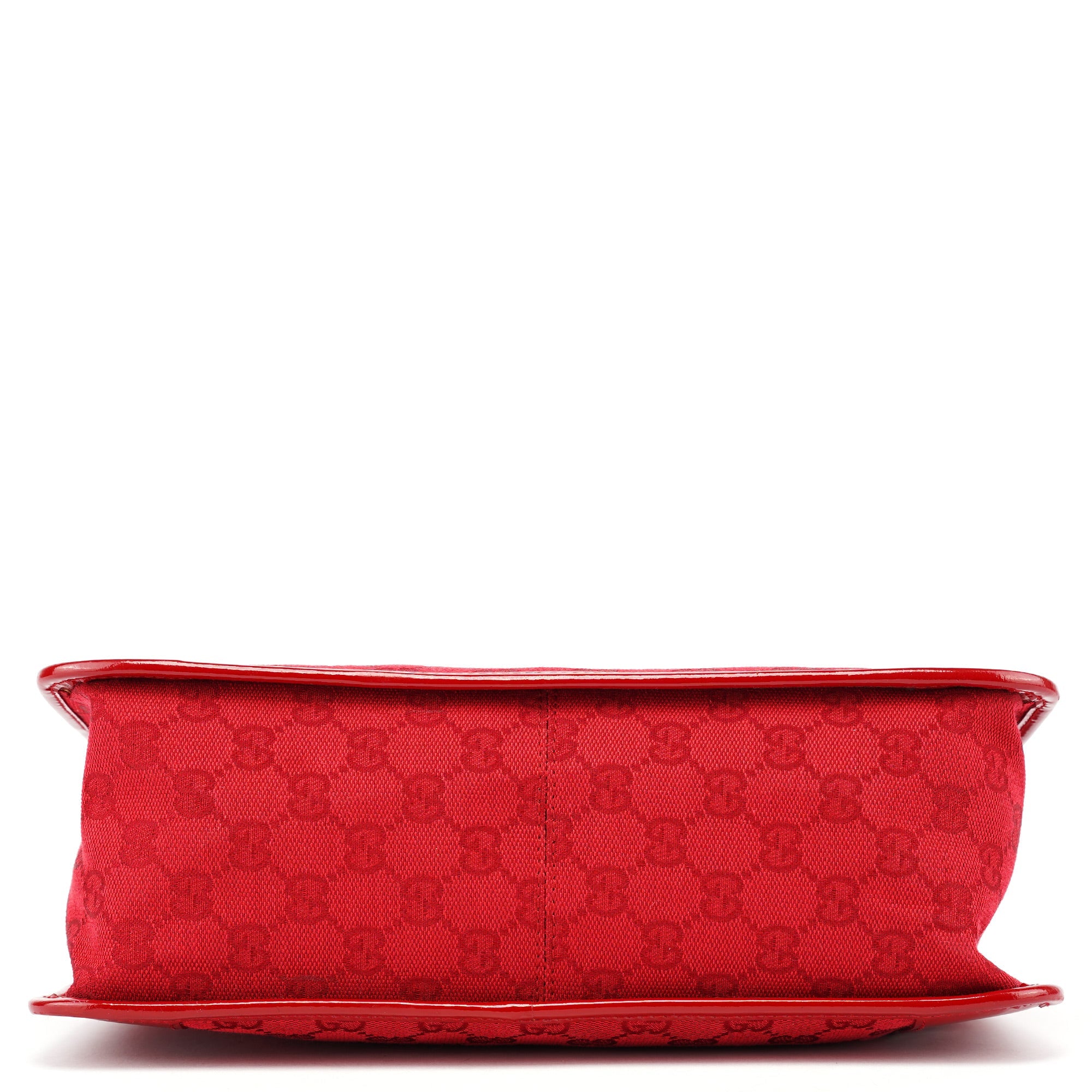 Gucci Red GG Patent Leather Tote Bag