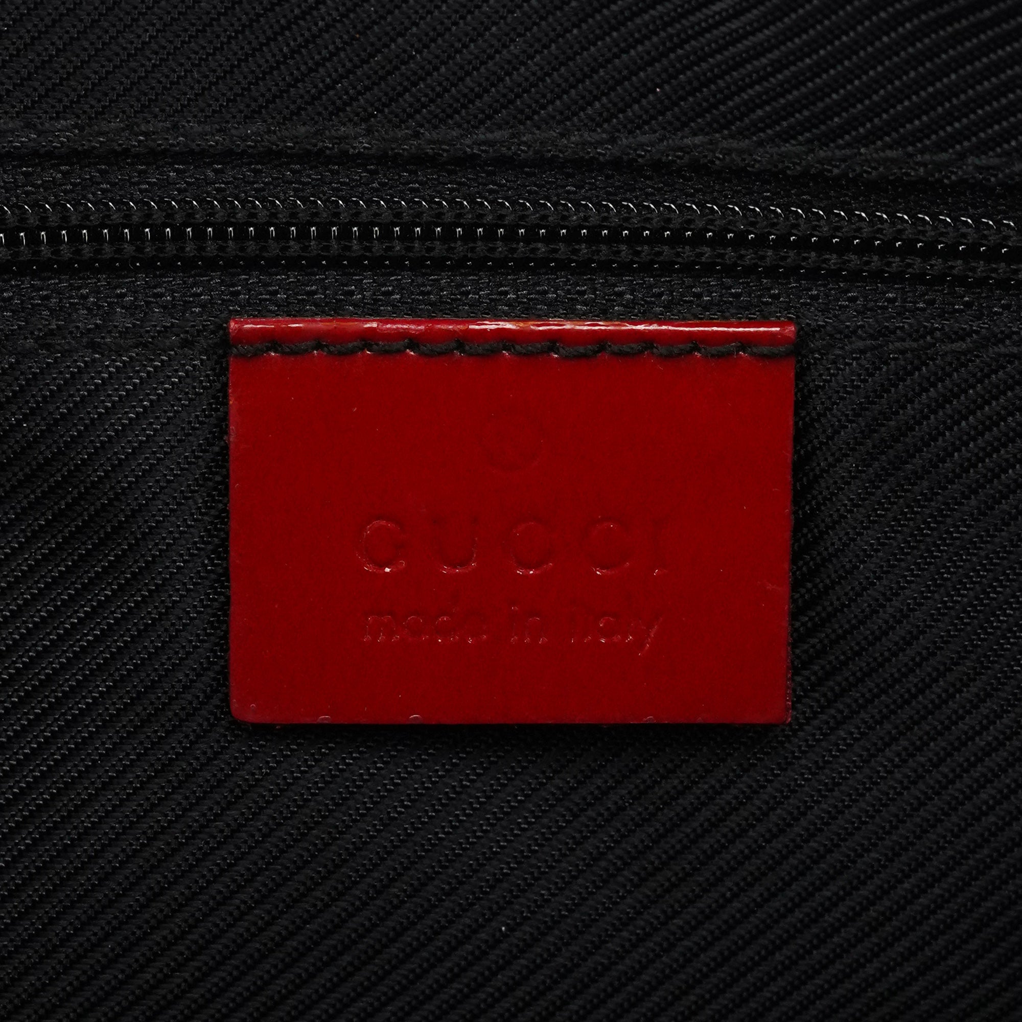 Gucci Red GG Patent Leather Tote Bag