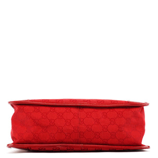 Gucci Red GG Patent Leather Tote Bag
