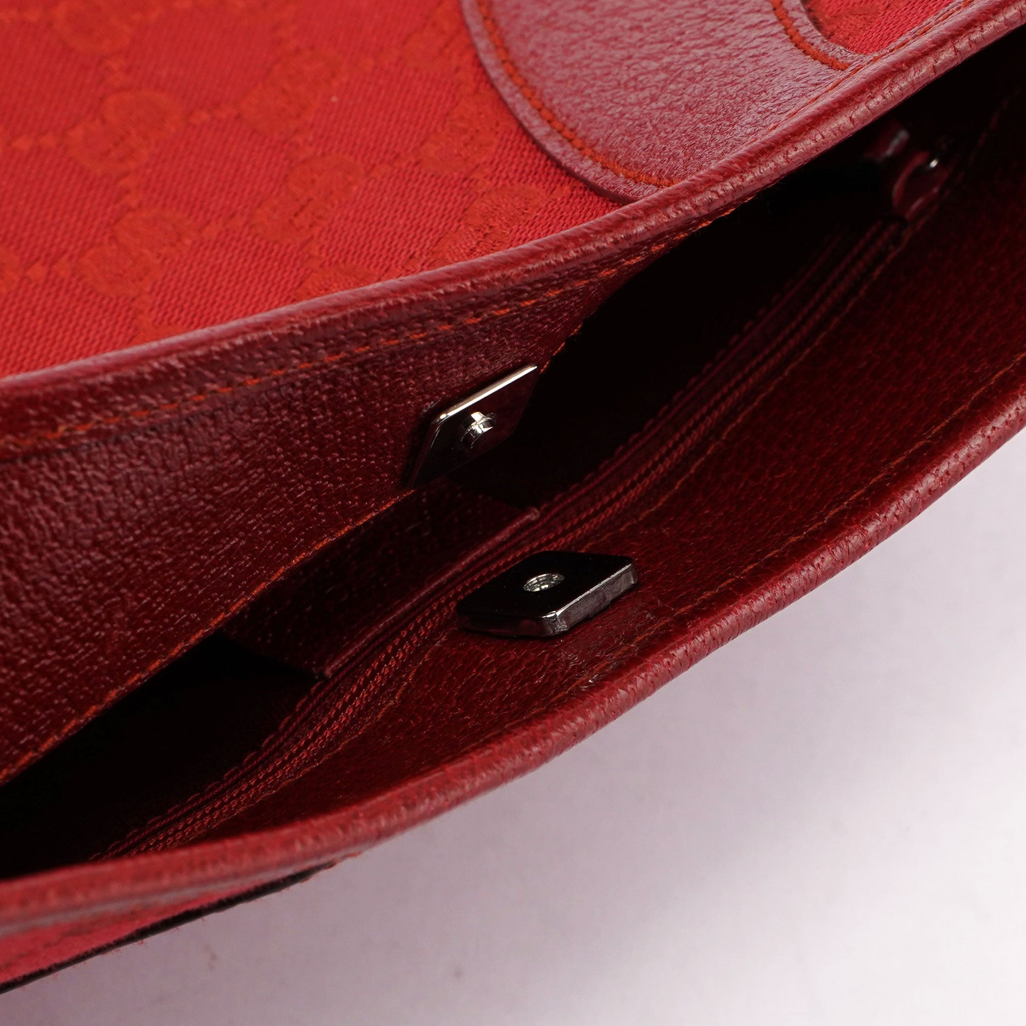 Gucci Sac porté épaule GG en toile rouge
