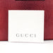 Gucci Red Karung Snakeskin Plastic Handle Bag