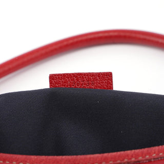 Gucci Red Leather D-Ring Shoulder Bag