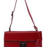 Gucci Borsa a spalla Lady Lock in pelle rossa