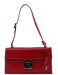 Gucci Red Leather Lady Lock Shoulder Bag