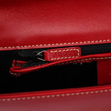 Gucci Borsa a spalla Lady Lock in pelle rossa