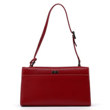 Gucci Borsa a spalla Lady Lock in pelle rossa
