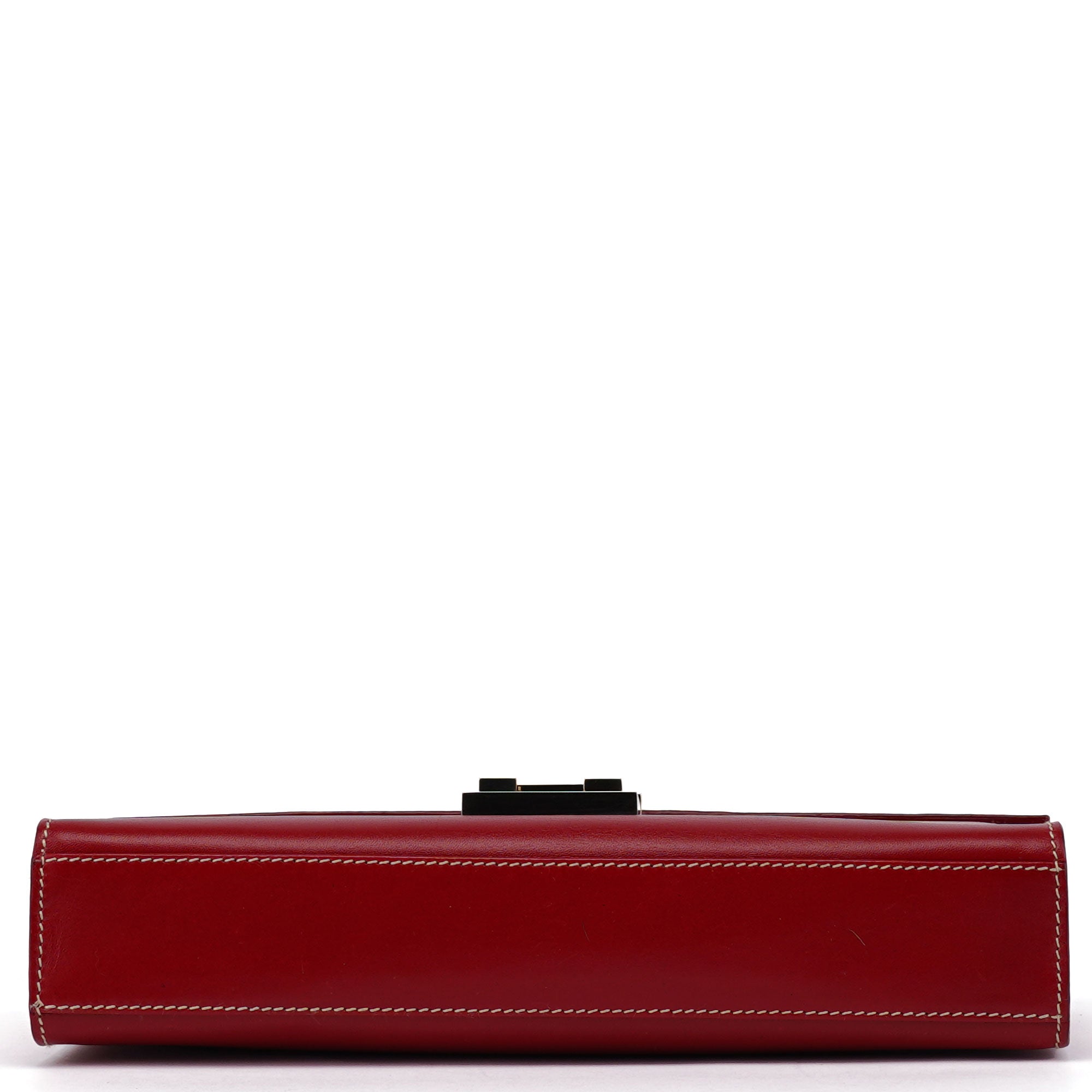 Gucci Borsa a spalla Lady Lock in pelle rossa