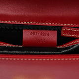 Gucci Borsa a spalla Lady Lock in pelle rossa