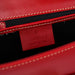 Gucci Red Leather Lady Lock Shoulder Bag