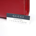 Gucci Red Leather Lady Lock Shoulder Bag