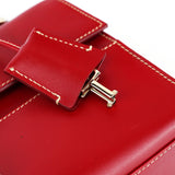 Gucci Borsa a spalla Lady Lock in pelle rossa