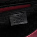 Gucci Red Lizard Plastic Handle Shoulder Bag