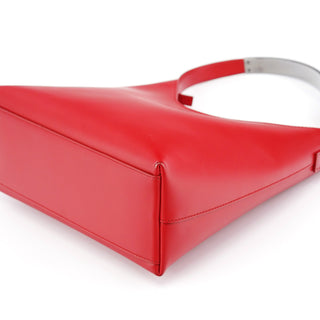 Gucci Red Matte Leather Shoulder Bag