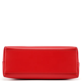 Gucci Red Matte Leather Shoulder Bag