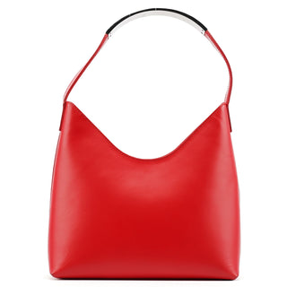 Gucci Red Matte Leather Shoulder Bag