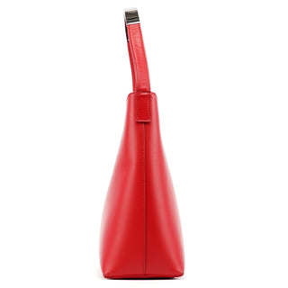 Gucci Red Matte Leather Shoulder Bag