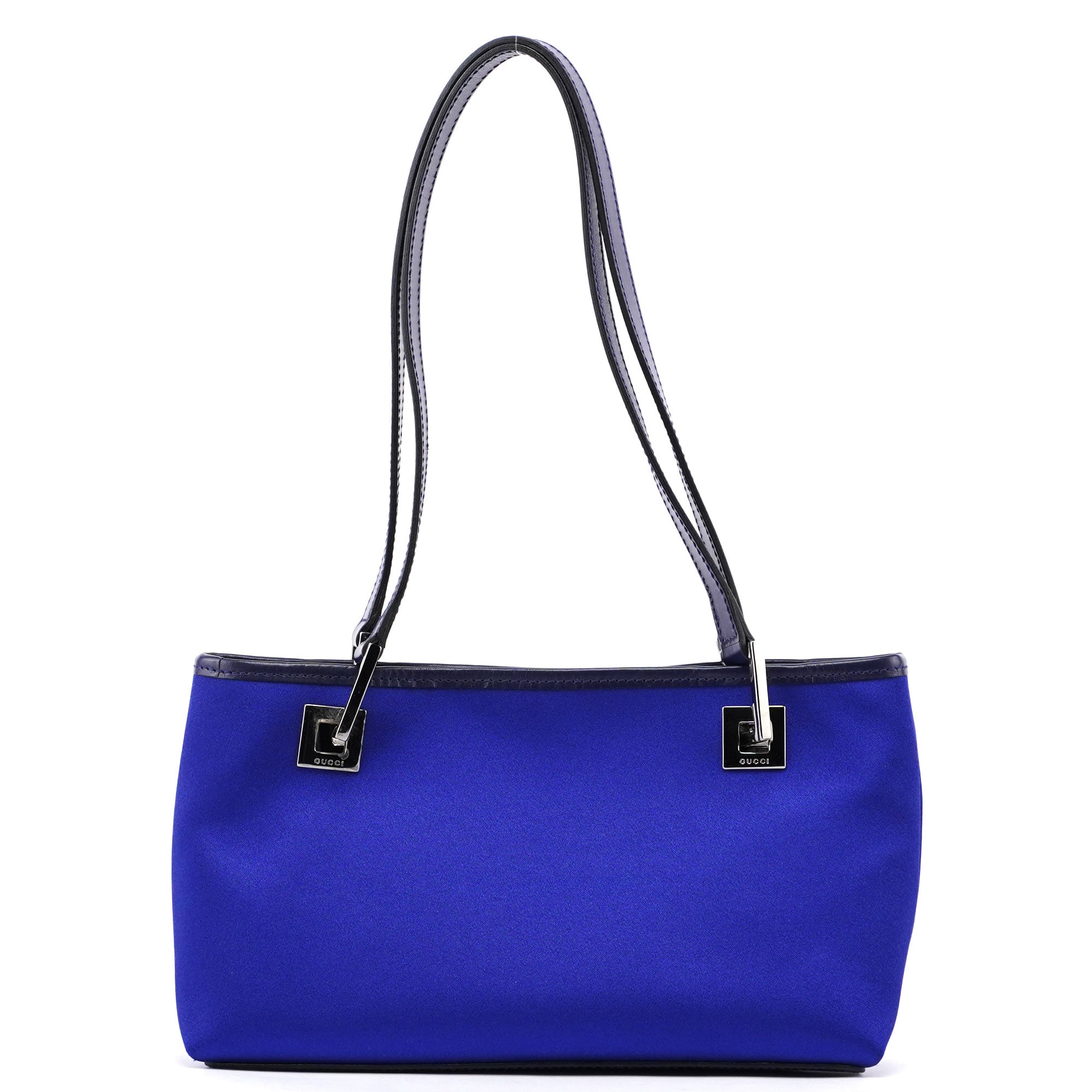 Gucci Royal Blue Satin Tote