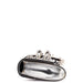 Gucci Silver Patent Leather Reflective Clutch