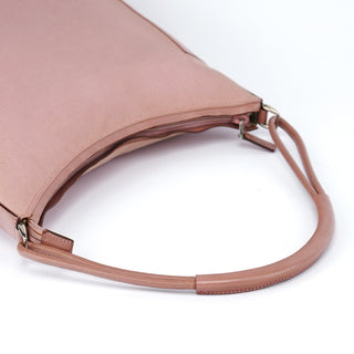 Gucci Soft Pink Canvas Leather Shoulder Bag