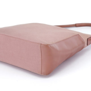 Gucci Soft Pink Canvas Leather Shoulder Bag