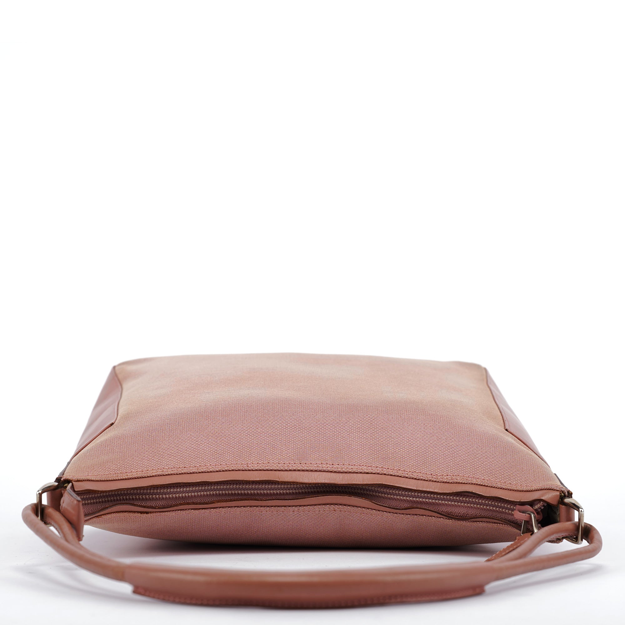 Gucci Soft Pink Canvas Leather Shoulder Bag