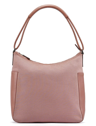 Gucci Soft Pink Canvas Leather Shoulder Bag