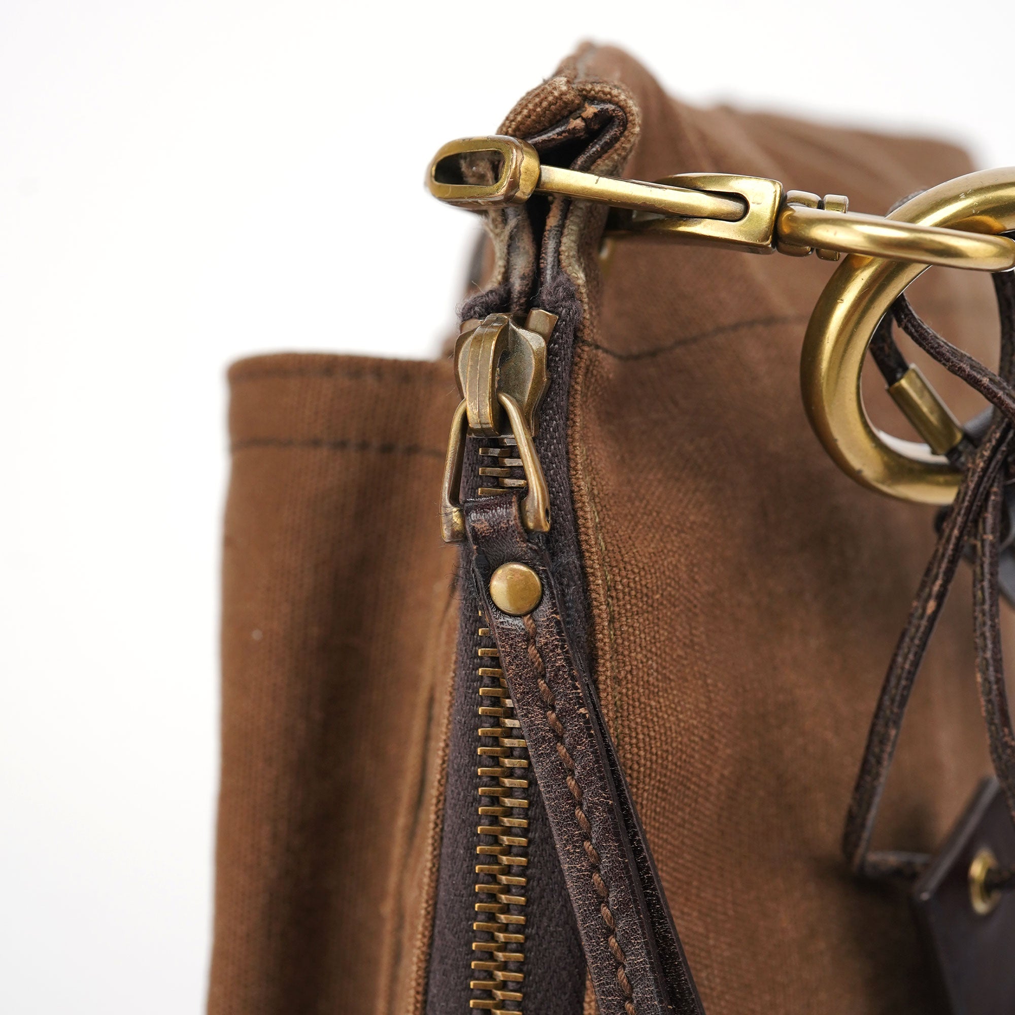 Gucci Spring 2003 Brown Canvas Shoulder Bag