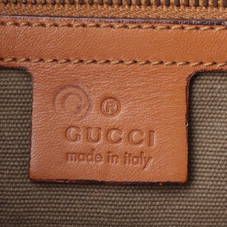 Gucci Spring 2003 Canvas Leather Shoulder Bag