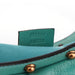 Gucci Turquoise Calfskin Bamboo Top Handle Bag