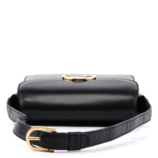 Gucci Vintage Black Calfskin G Shoulder Bag