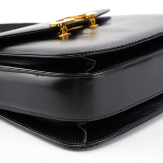 Gucci Vintage Black Calfskin G Shoulder Bag